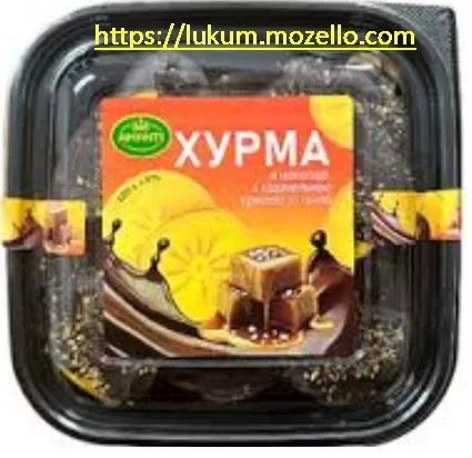Хурма в шоколаде с карамельной крошкой и солью, 500г